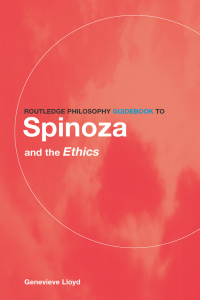 Cover image: Routledge Philosophy GuideBook to Spinoza and the Ethics 1st edition 9780415107815