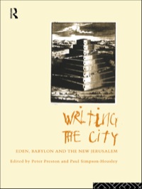 صورة الغلاف: Writing the City 1st edition 9780415106672