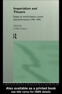 Imagen de portada: Imperialism and Theatre 1st edition 9780415106405