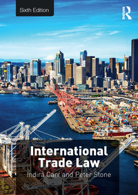 Cover image: International Trade Law 6th edition 9781138684362
