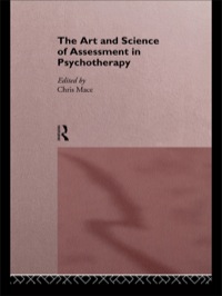 Omslagafbeelding: The Art and Science of Assessment in Psychotherapy 1st edition 9780415105385