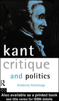 Titelbild: Kant, Critique and Politics 1st edition 9780415105088