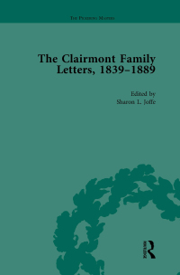 Omslagafbeelding: The Clairmont Family Letters, 1839 - 1889 1st edition 9781138758070