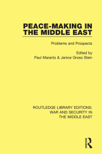 Imagen de portada: Peacemaking in the Middle East 1st edition 9781138651326