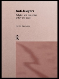 Imagen de portada: Anti-Lawyers 1st edition 9781138879973