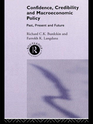 Cover image: Confidence, Credibility and Macroeconomic Policy 1st edition 9781138865808