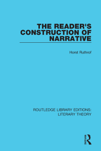 Imagen de portada: The Reader's Construction of Narrative 1st edition 9781138684638
