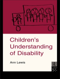 Immagine di copertina: Children's Understanding of Disability 1st edition 9780415101325