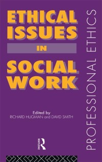 Imagen de portada: Ethical Issues in Social Work 1st edition 9780415101103
