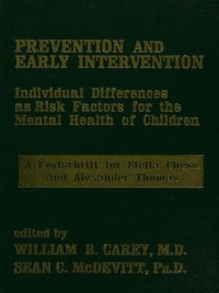 Immagine di copertina: Prevention And Early Intervention 1st edition 9780876307236