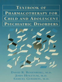 表紙画像: Pocket Guide For The Textbook Of Pharmacotherapy For Child And Adolescent psychiatric disorders 1st edition 9780876307403