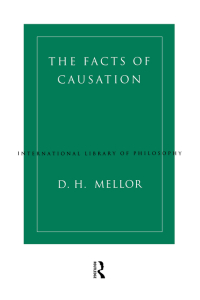 صورة الغلاف: The Facts of Causation 1st edition 9780415197564