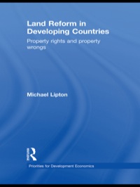 Omslagafbeelding: Land Reform in Developing Countries 1st edition 9780415096676