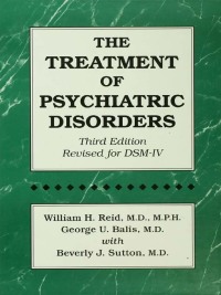 Cover image: The Treatment Of Psychiatric Disorders 3rd edition 9780876307656