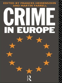 表紙画像: Crime in Europe 1st edition 9780415096492