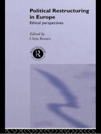 Cover image: Political Restructuring in Europe 1st edition 9780415096386