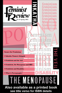 表紙画像: Feminist Review 1st edition 9780415096065