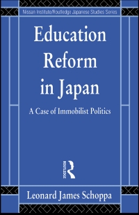 Cover image: Education Reform in Japan 1st edition 9781138173149
