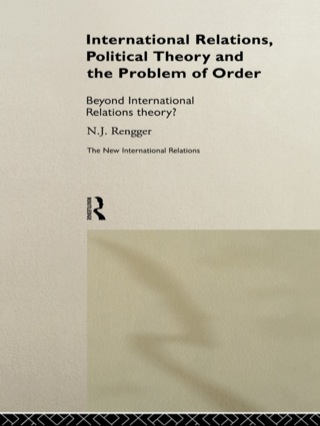 Titelbild: International Relations, Political Theory and the Problem of Order 1st edition 9780415095846