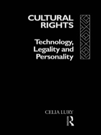 Omslagafbeelding: Cultural Rights 1st edition 9780415095785