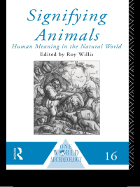 Imagen de portada: Signifying Animals 1st edition 9780415095556