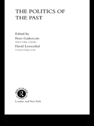 Cover image: The Politics of the Past 1st edition 9780415095549