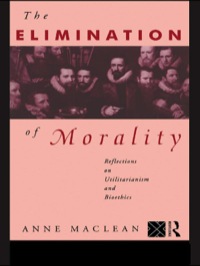 Cover image: The Elimination of Morality 1st edition 9780415010818