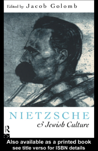Imagen de portada: Nietzsche and Jewish Culture 1st edition 9780415095136