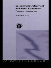 صورة الغلاف: Sustaining Development in Mineral Economies 1st edition 9780415094825