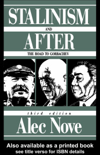 Cover image: Stalinism and After 3rd edition 9781138136236