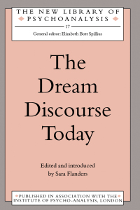 Cover image: The Dream Discourse Today 1st edition 9780415093552