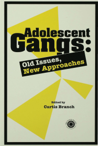 Cover image: Adolescent Gangs 1st edition 9780876309247
