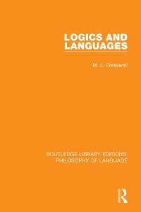 Imagen de portada: Logics and Languages 1st edition 9781138686489