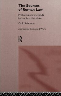Imagen de portada: The Sources of Roman Law 1st edition 9780415089944