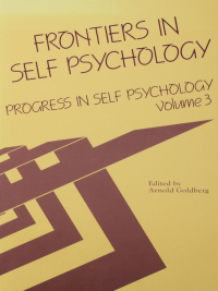 Cover image: Progress in Self Psychology, V. 3 1st edition 9780881630664