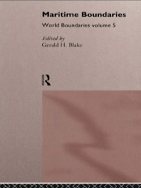 表紙画像: Maritime Boundaries 1st edition 9780415088350