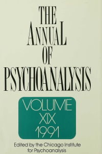 Cover image: The Annual of Psychoanalysis, V. 19 1st edition 9780881630947