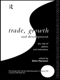 Cover image: Trade, Growth and Development 1st edition 9780415087605