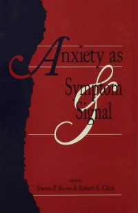Cover image: Anxiety as Symptom and Signal 1st edition 9781138881563