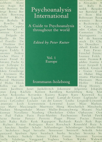 صورة الغلاف: Psychoanalysis International, V.1 1st edition 9780881631197
