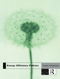 Cover image: Energy Efficiency Policies 1st edition 9780415086974