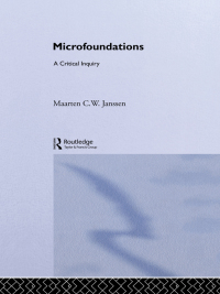 Imagen de portada: Microfoundations 1st edition 9780415756051