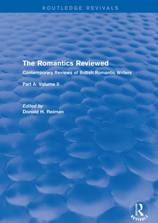 Imagen de portada: The Romantics Reviewed 1st edition 9781138687820