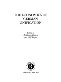 Omslagafbeelding: The Economics of German Unification 1st edition 9781138968295