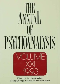 Cover image: The Annual of Psychoanalysis, V. 21 1st edition 9780881631340