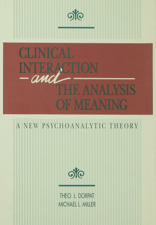 Titelbild: Clinical Interaction and the Analysis of Meaning 1st edition 9781138872424