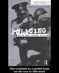 صورة الغلاف: Policing for a New South Africa 1st edition 9780415100274