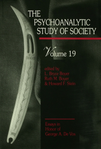 Titelbild: The Psychoanalytic Study of Society, V. 19 1st edition 9780881631838