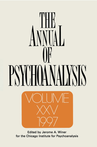 Imagen de portada: The Annual of Psychoanalysis, V. 25 1st edition 9781138005242