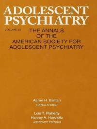 Imagen de portada: Adolescent Psychiatry, V. 23 1st edition 9780881631975